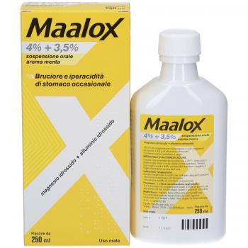 Maalox 4%+3,5% Sospensione Orale Aroma Menta
