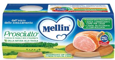 Mellin Omogenizzato di Prosciutto 4-36 mesi