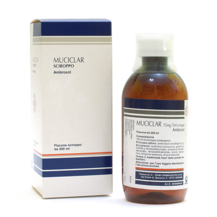 Muciclar 15mg-5ml Fluidificante Sciroppo