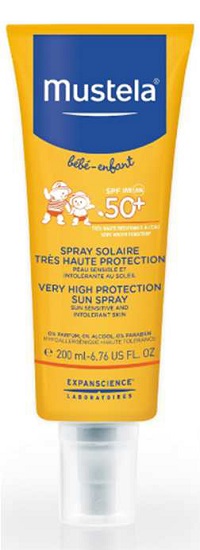 MUSTELA Spray Solare Protezione 50+