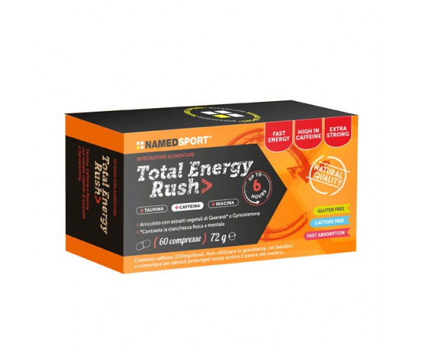 NAMED SPORT Total Energy Rush Integratore Pro Energetico Compres