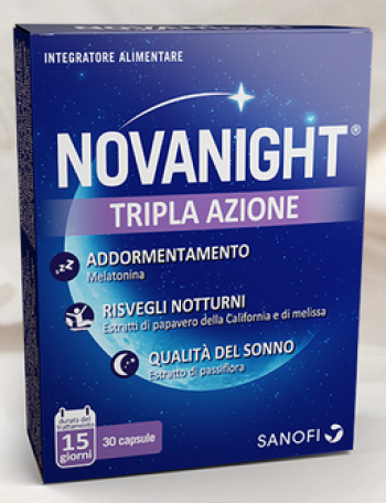 Novanight Tripla Azione Integratore Riposo Notturno Capsule