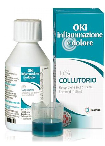 Oki 1,6% Infiammazione e Dolore Collutorio