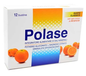 Polase Integratore Potassio e Magnesio 12 Buste Arancia