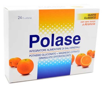 Polase Integratore Potassio e Magnesio 24 Buste Arancia