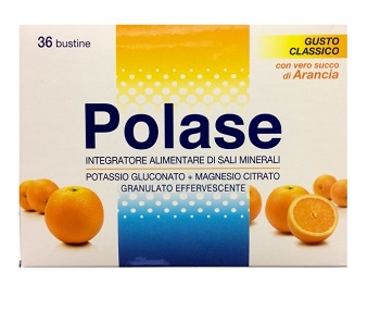 Polase Integratore Potassio e Magnesio 36 Buste Arancia