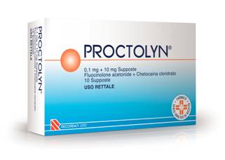 Proctolyn 0,1mg+10mg Supposte