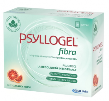 Psyllogel Integratore Psillio Fibre Gusto Arancia