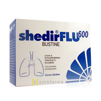ShedirFlu 600 Integratore Fluidificante Balsamico Bustine
