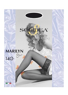 Solidea Calze Autoreggenti Marilyn 140 Sheer Color Cammello