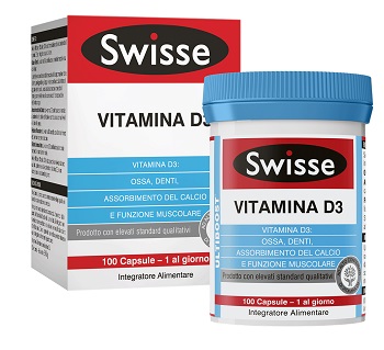 SWISSE Vitamina D3 Integratore Capsule