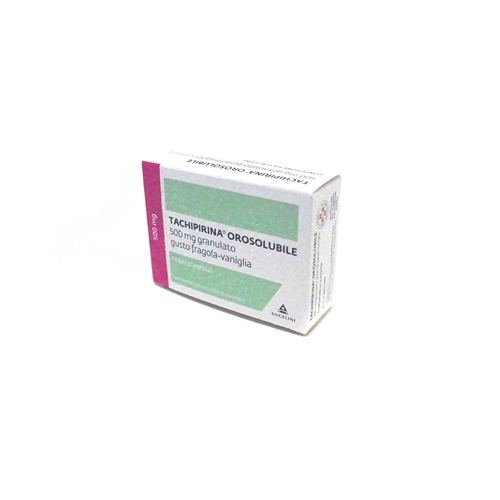 Tachipirina 500mg Bustine Orosolubili Gusto Fragola-Vaniglia