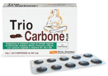 Triocarbone Plus Integratore Gonfiore Addominale Compresse