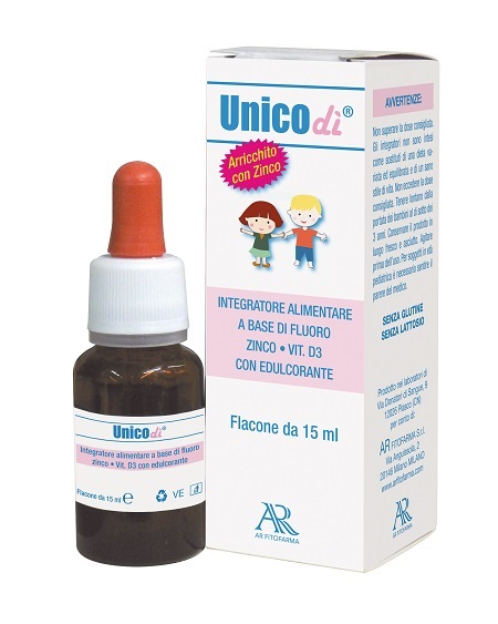 UnicoDì Gocce Integratore Alimentare di Vitamina D3 e Zinco