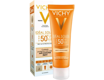 Vichy Ideal Soleil Trattamento Anti-Macchia Colorato Protezione 