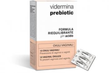 Vidermina Prebiotic Ovuli Formula Riequilibrante pH acido